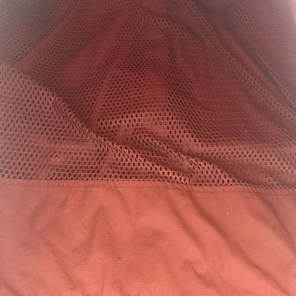 Adidas Stella McCartney Run ULT Jacket Windbreaker Clay Red size medium full zip - Picture 7 of 12